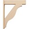 Ekena Millwork 7 1/2-in W x 32-in D x 40-in H Funston Block Rough Cedar Woodgrain TimberThane Outlooker, Primed Tan OUTUR075X32X40FST44RCPR - alternate 4
